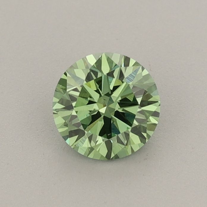 0.48 CT Fancy Vivid Green ROUND