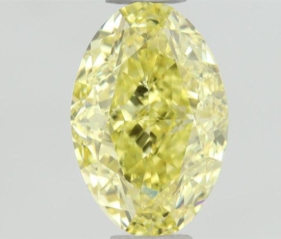 Diament 0.61 ct Fancy Intense Yellow/VS2