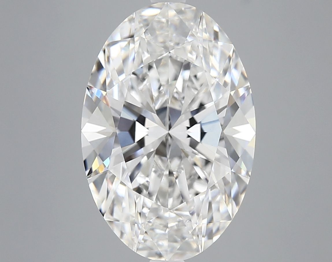 6.20 ct. oval Lab Grown Diamond front image