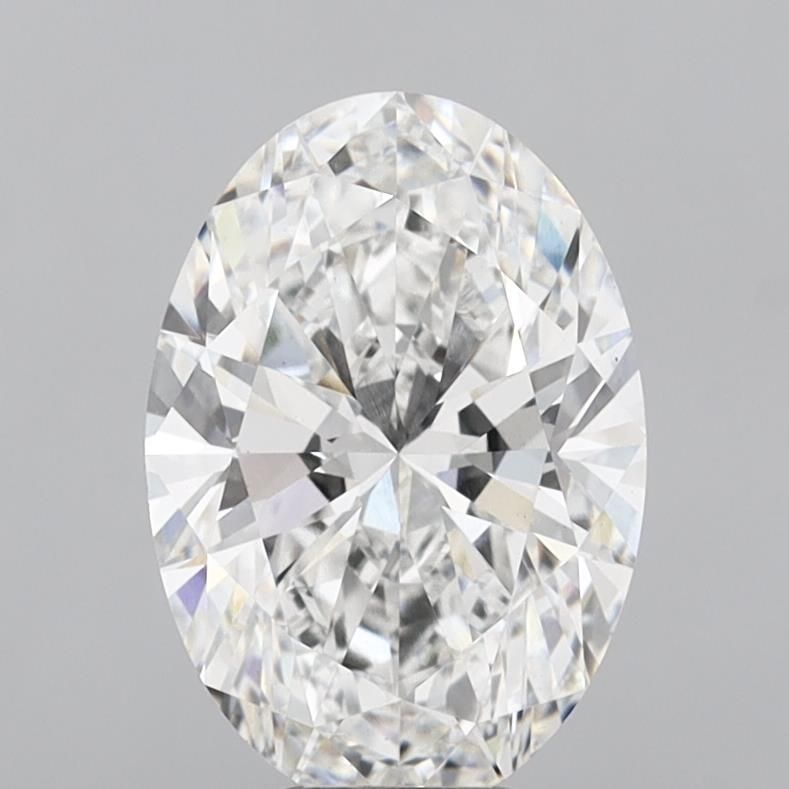 6.50 ct. oval Lab Grown Diamond front image