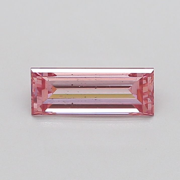 1.05 CT Fancy Intense Brownish Pink BAGUETTE