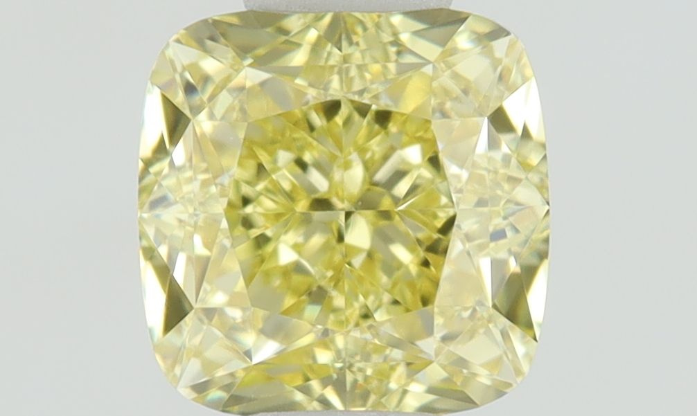 Diament 0.58 ct Fancy Yellow/VS1
