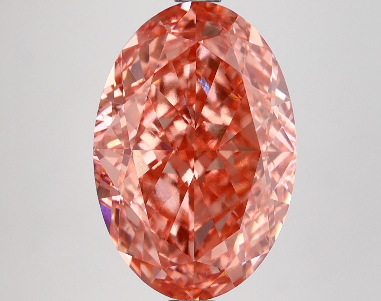5.09 ct. oval Lab Grown Diamond front image