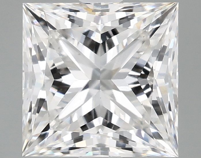 2.10 ct. princess Lab Grown Diamond front image