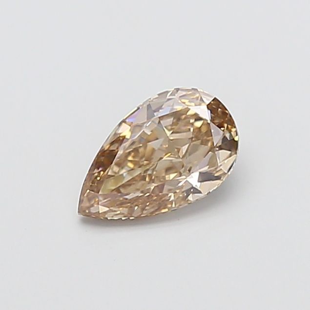1.02 CT Fancy Light Gray Yellow PEAR
