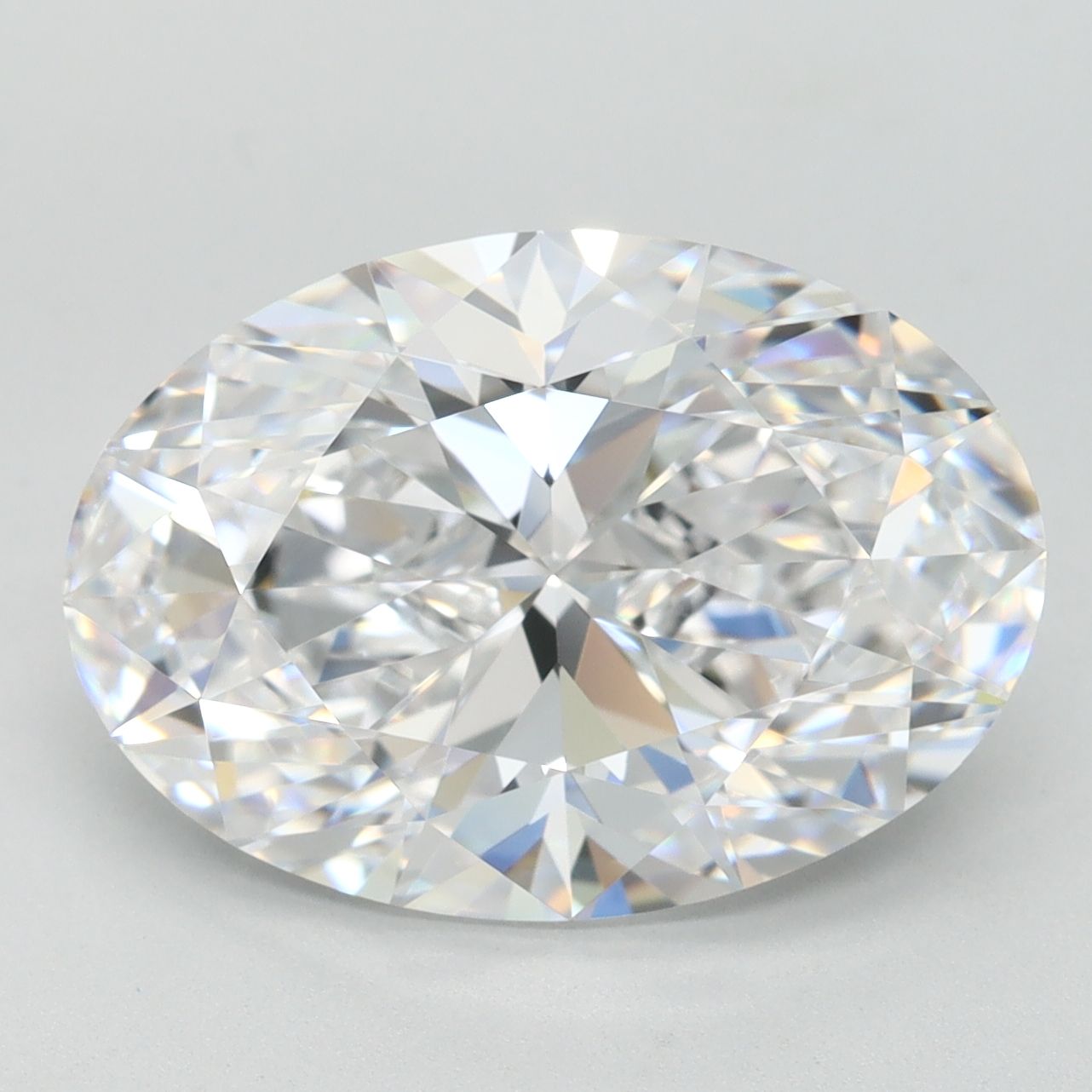 5.00 ct. oval Lab Grown Diamond front image