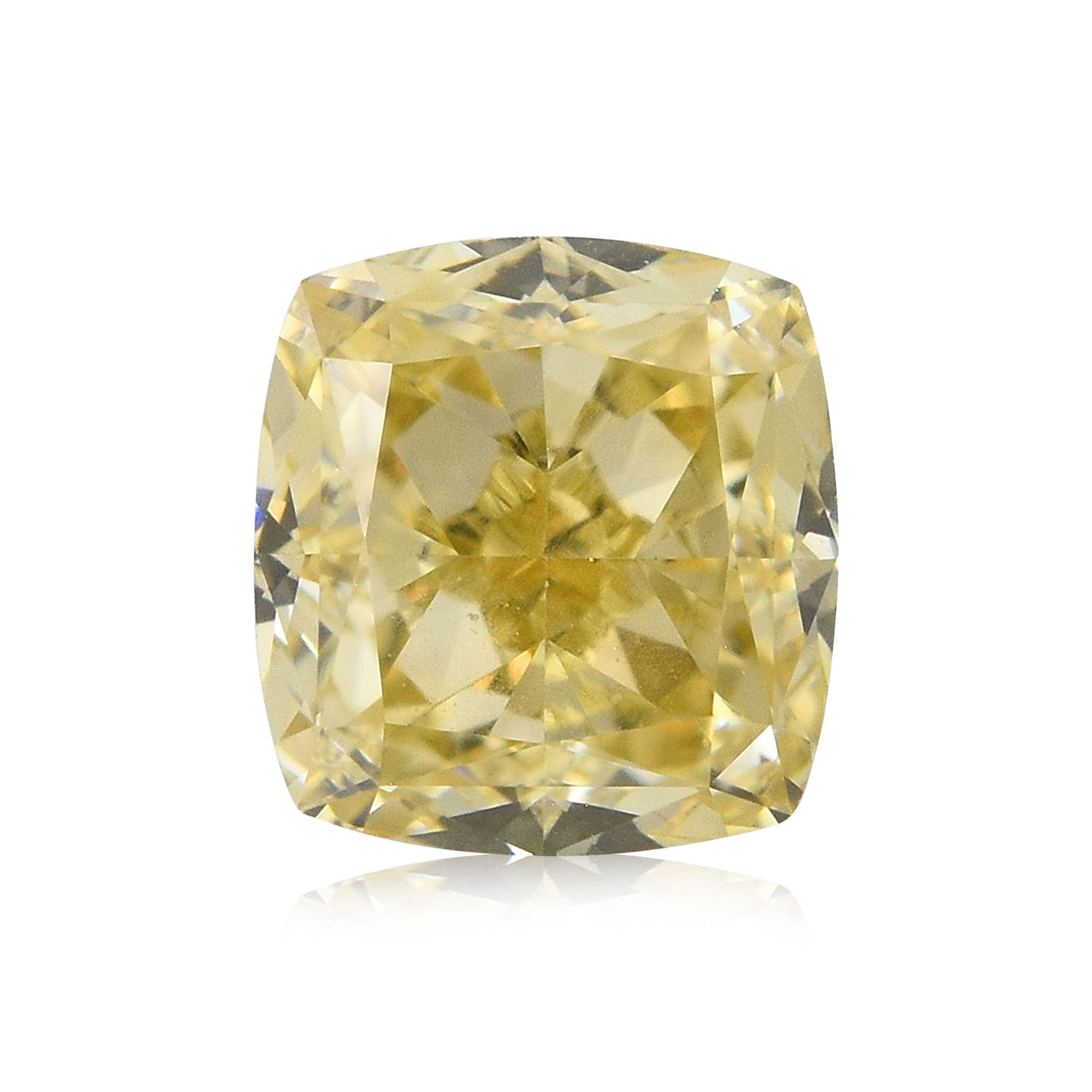 Diament 0.61 ct Fancy Yellow/VS1