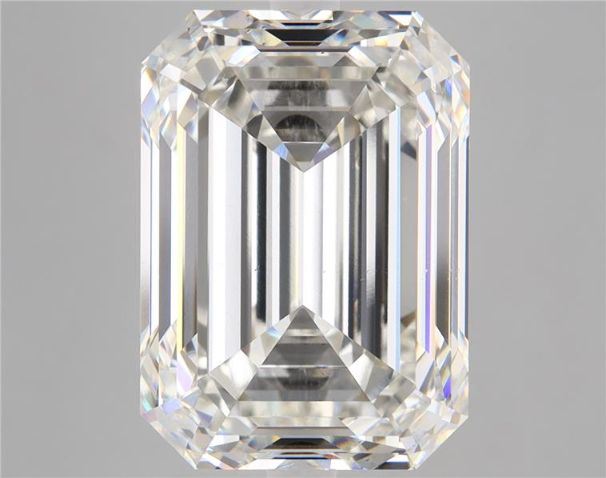 11.28 ct. emerald Lab Grown Diamond front image