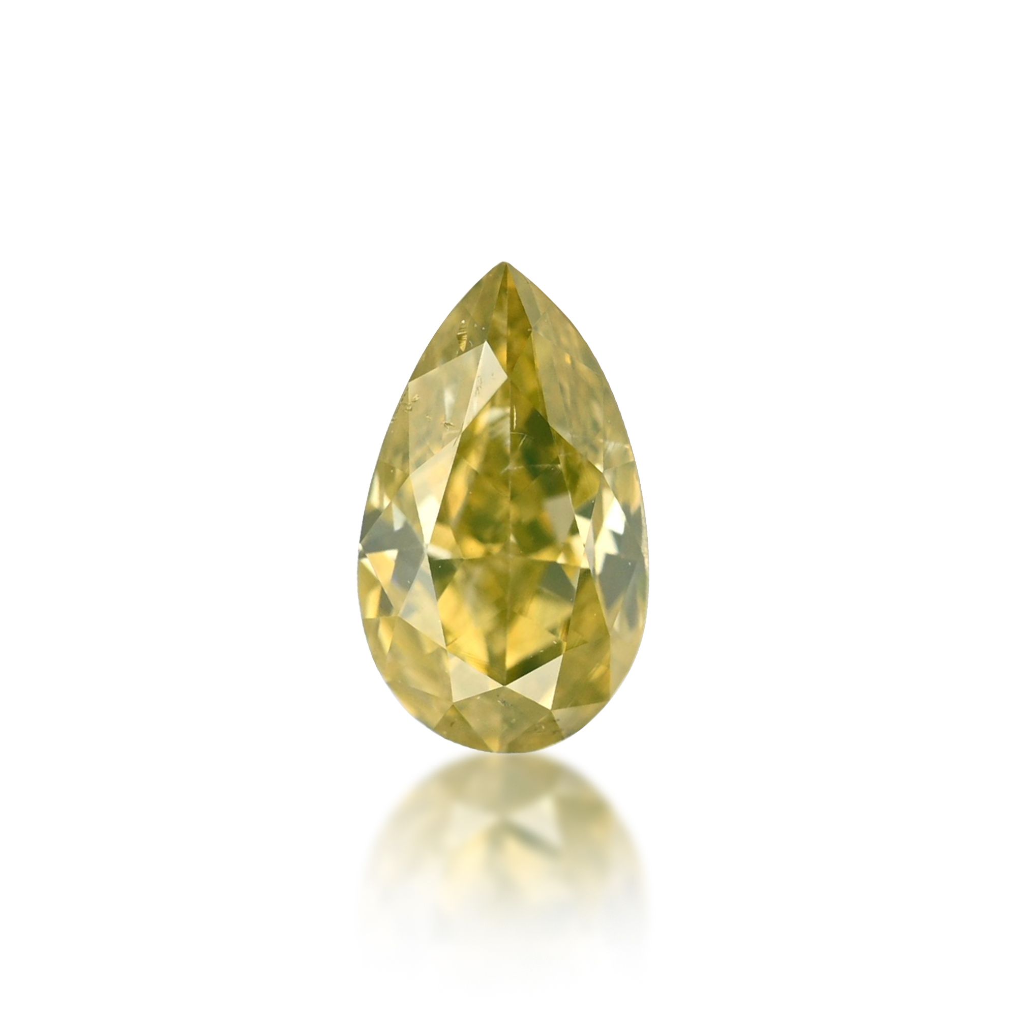 Diament 0.26 ct Fancy Brownish Greenish Yellow/I1