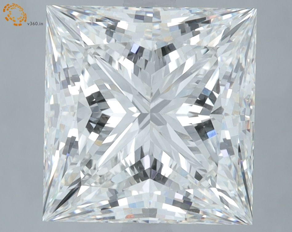 5.06 ct. princess Lab Grown Diamond front image