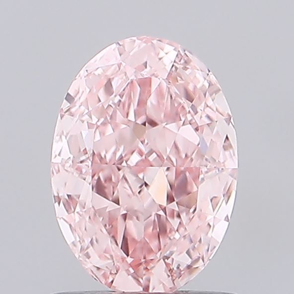 1.08 CT Fancy Vivid Pink OVAL