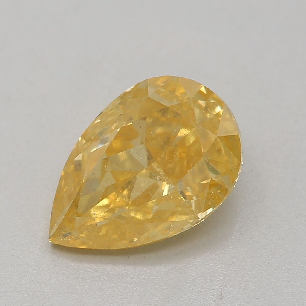 Diament 0.89 ct Fancy Intense Orangey Yellow/I1