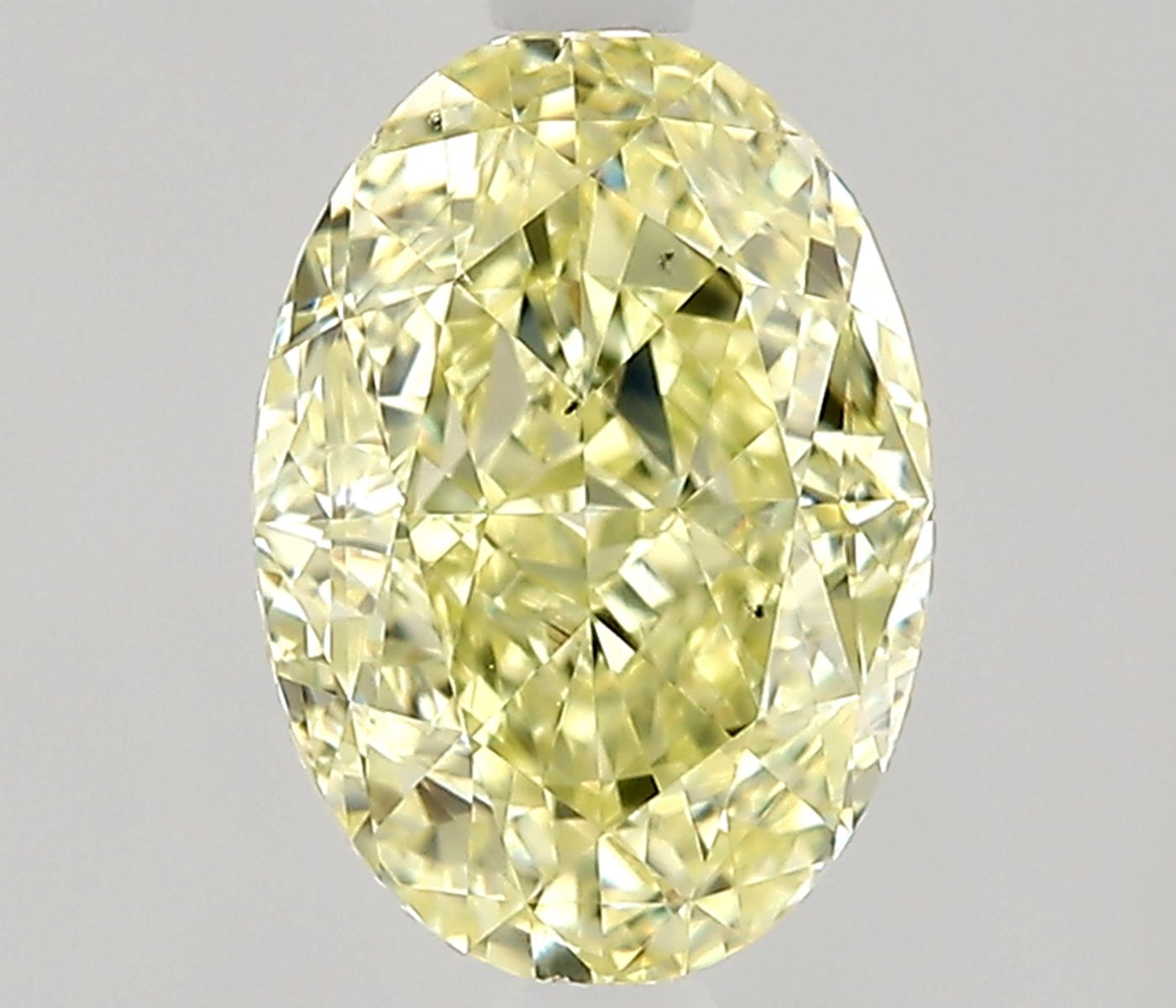 Diament 0.9 ct Fancy Light Yellow/VS2