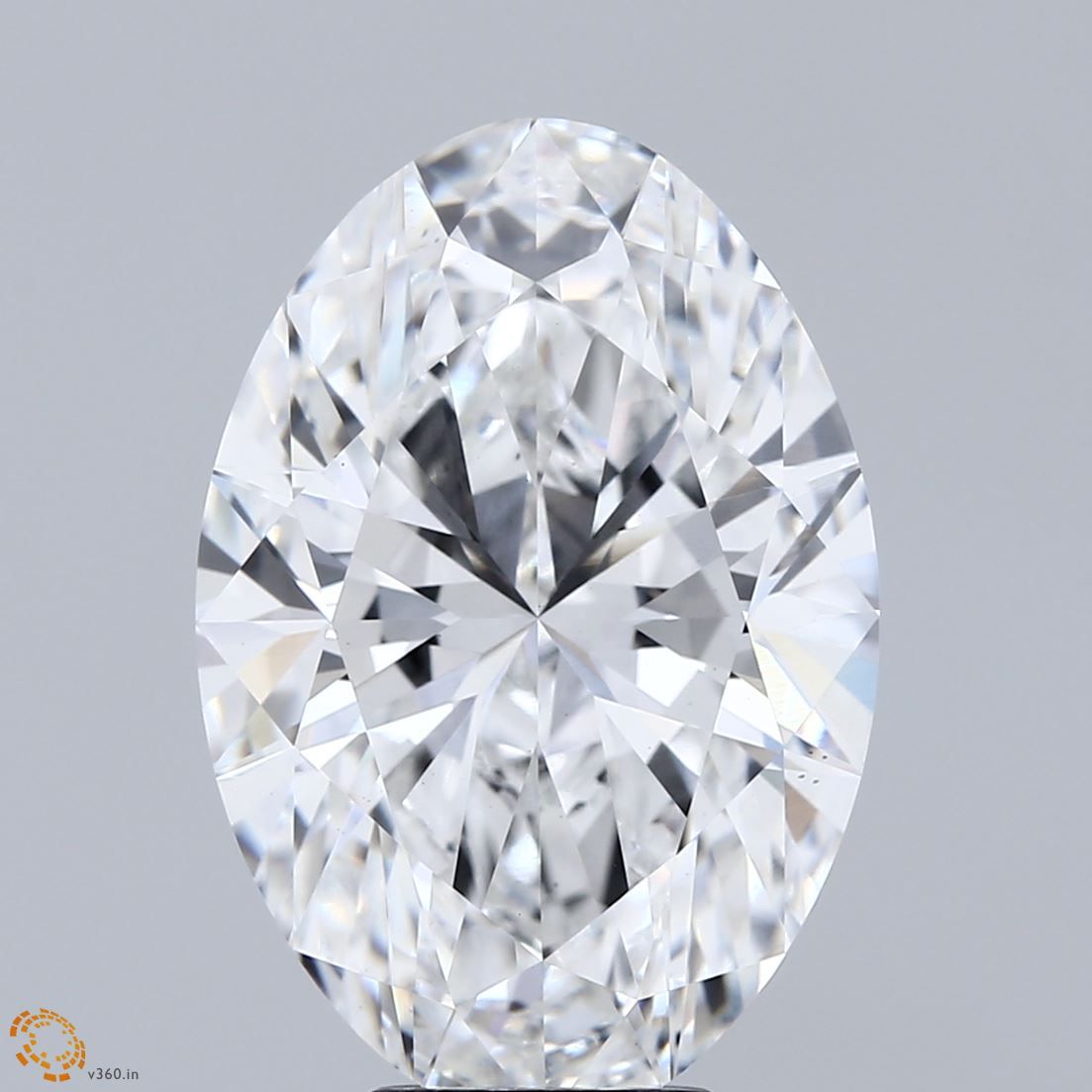 8.08 ct. oval Lab Grown Diamond front image