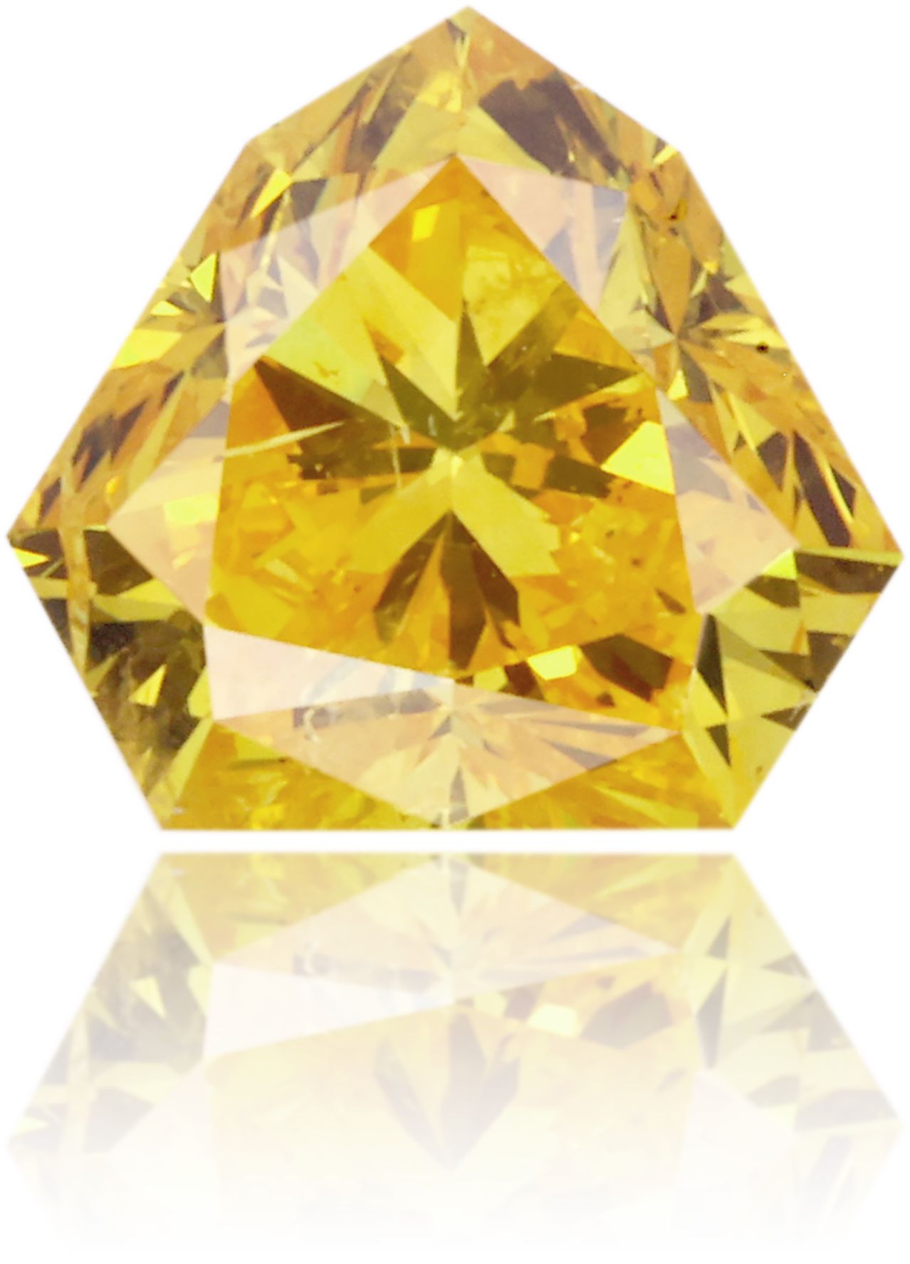 Diament 0.88 ct Fancy Vivid Yellow/I2