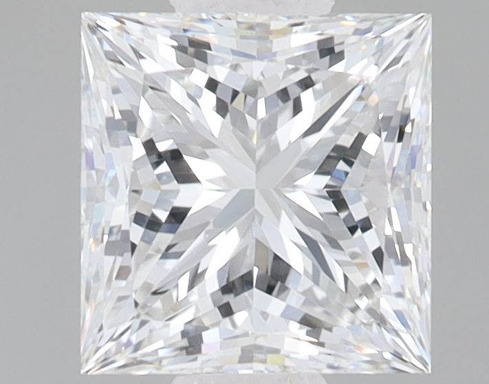 2.10 ct. princess Lab Grown Diamond front image