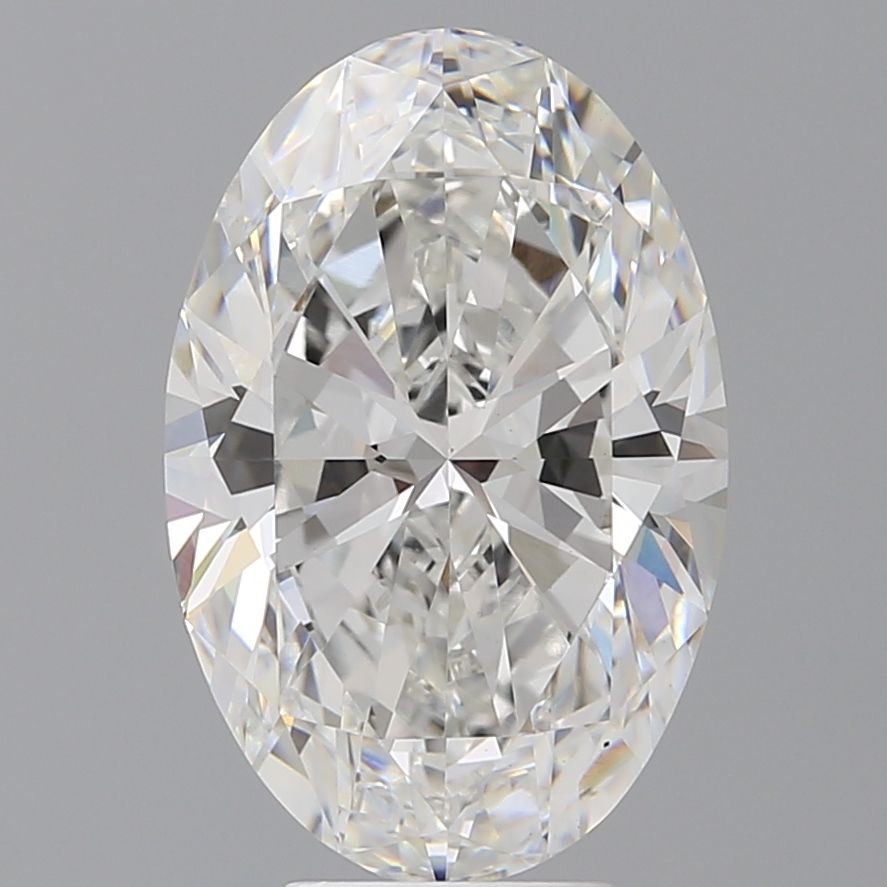 6.09 ct. oval Lab Grown Diamond front image