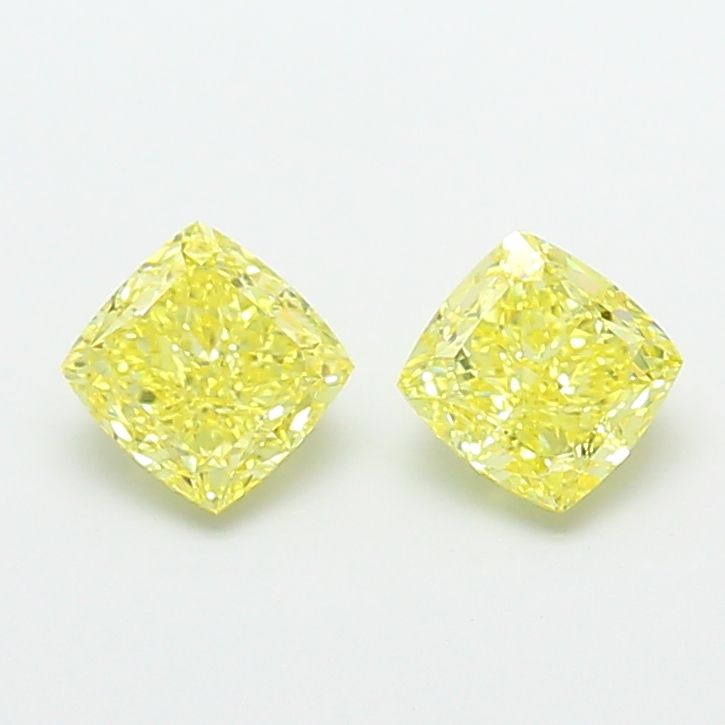 1.08 CT Fancy Intense Yellow CUSHION MODIFIED