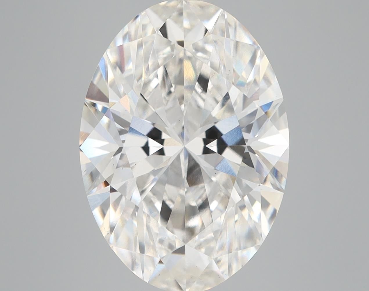 5.29 ct. oval Lab Grown Diamond front image