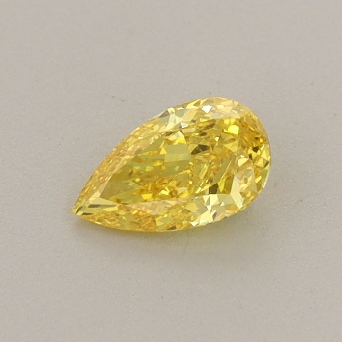0.32 CT Fancy Vivid Yellow PEAR