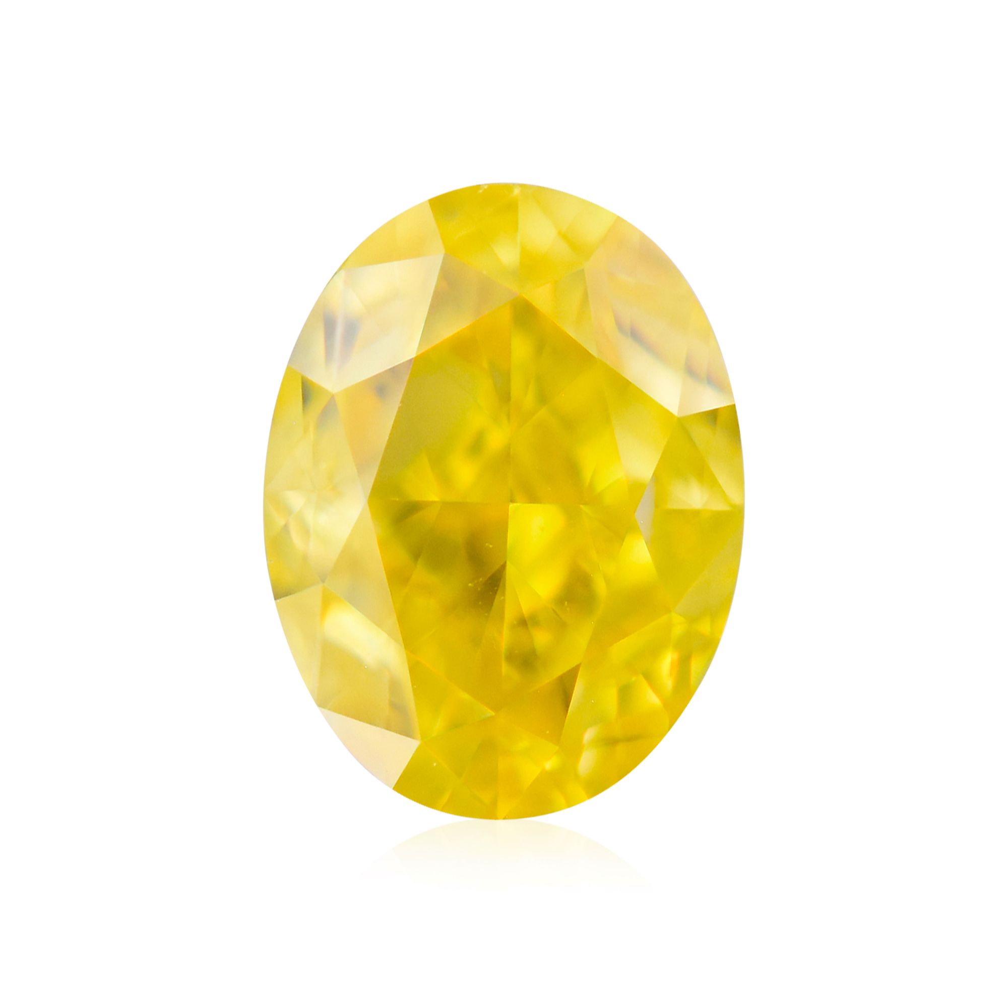 Diament 0.51 ct Fancy Vivid Yellow/SI1