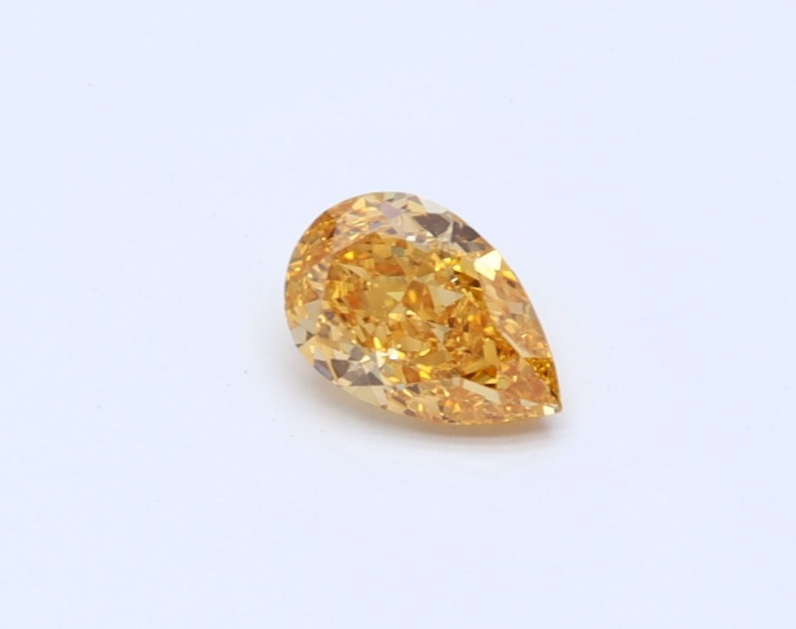 Diament 0.33 ct Fancy Vivid Orange Yellow/IF