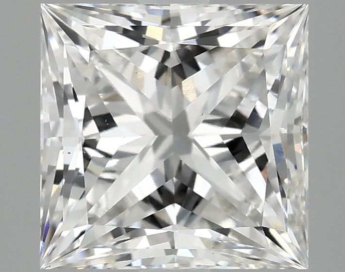 2.10 ct. princess Lab Grown Diamond front image