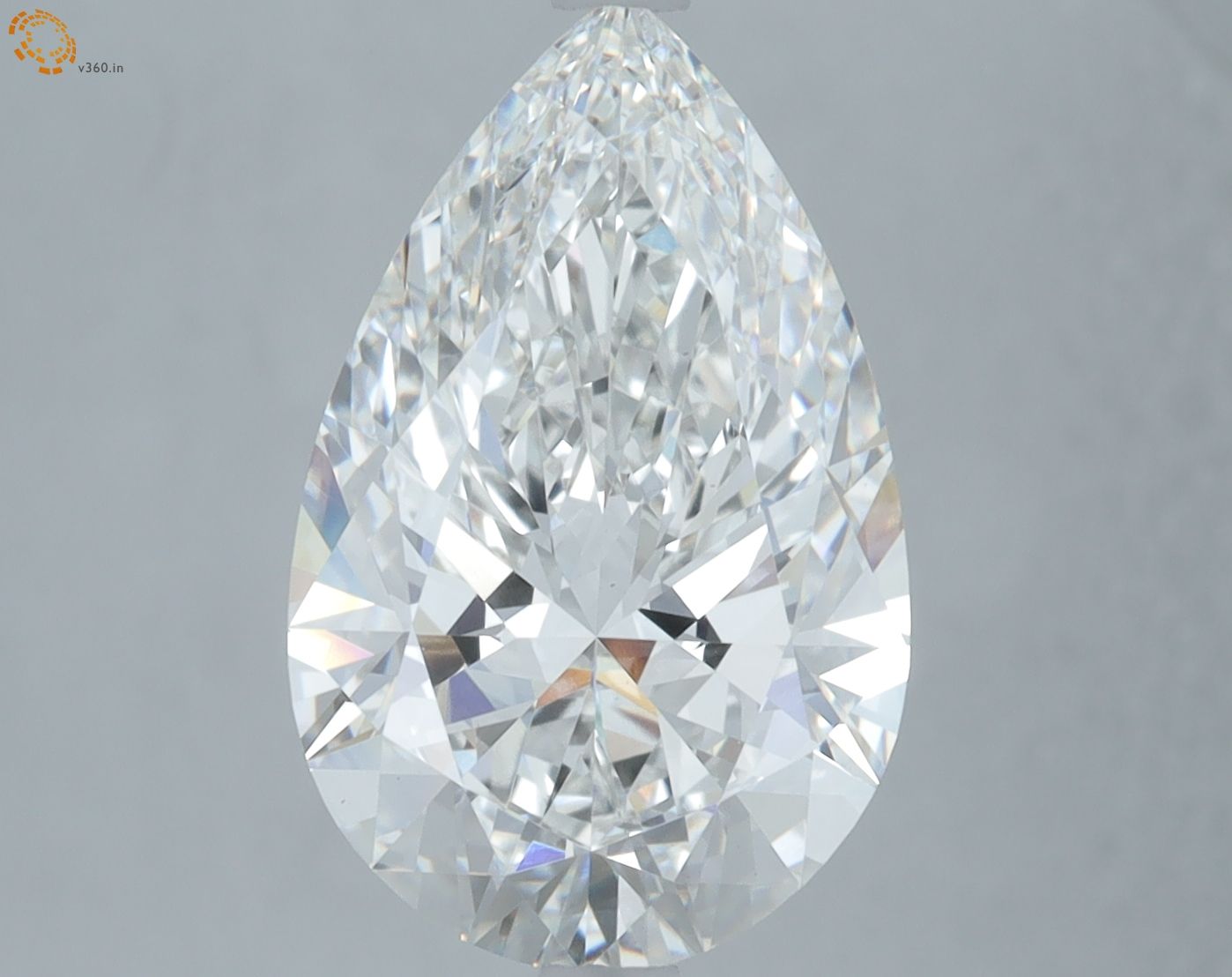 5.09 ct. pear Lab Grown Diamond front image