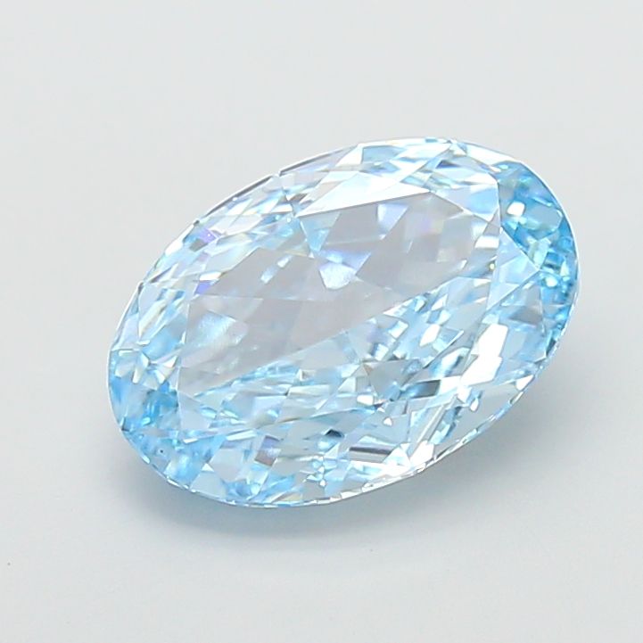7.03 ct. oval Lab Grown Diamond front image