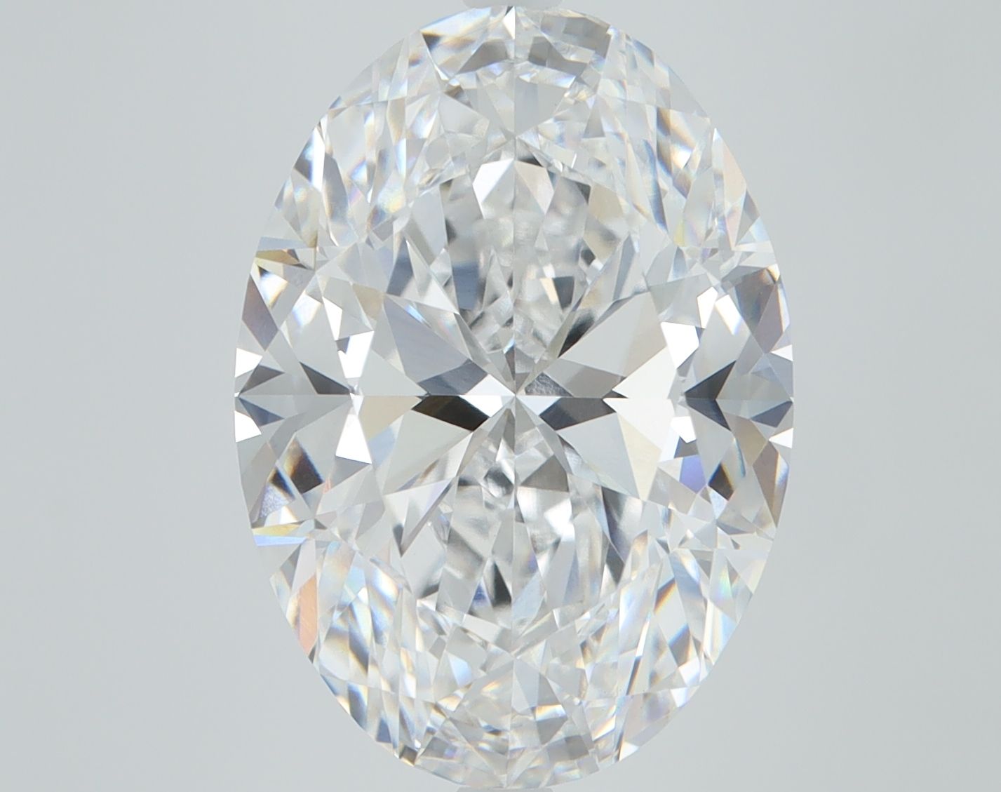 7.70 ct. oval Lab Grown Diamond front image
