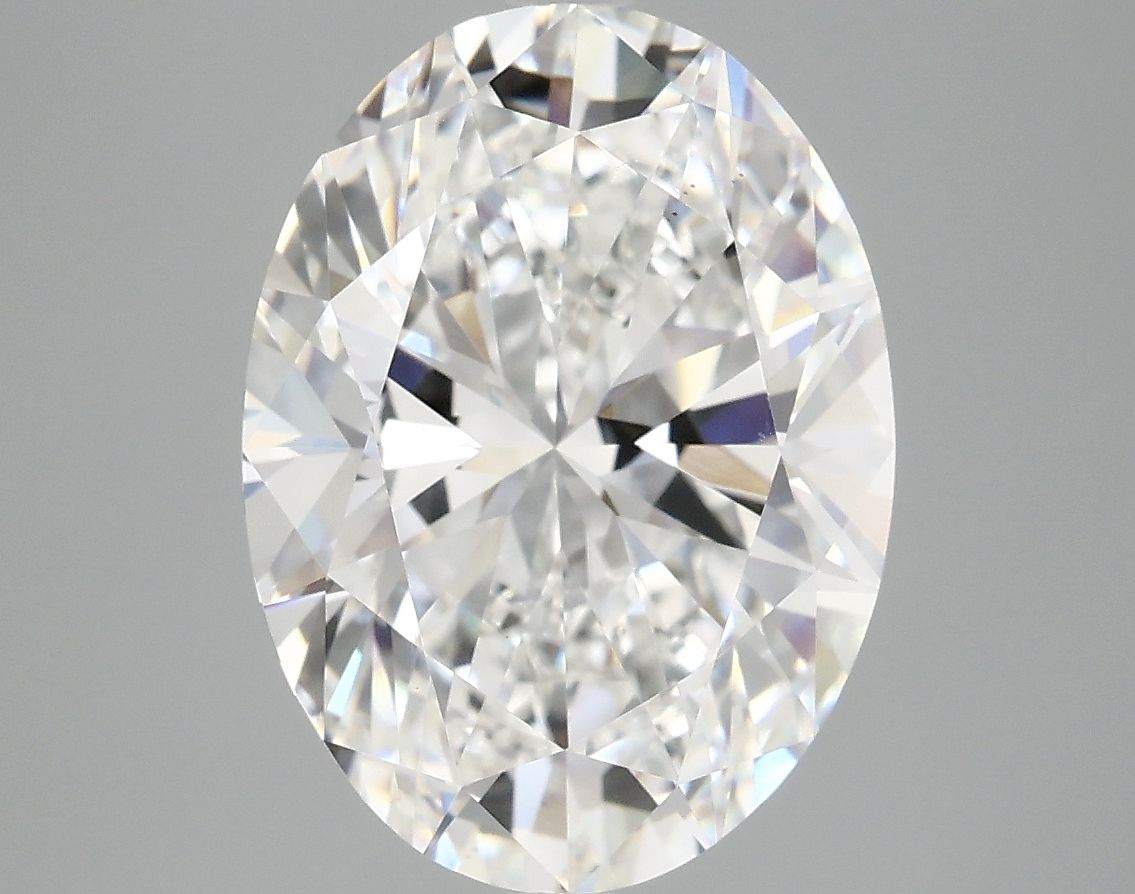 5.01 ct. oval Lab Grown Diamond front image