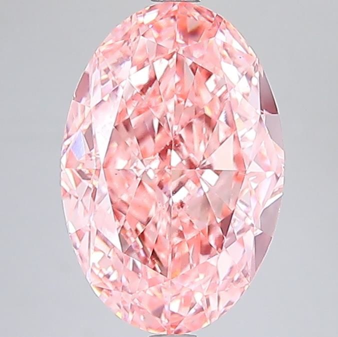 7.02 ct. oval Lab Grown Diamond front image