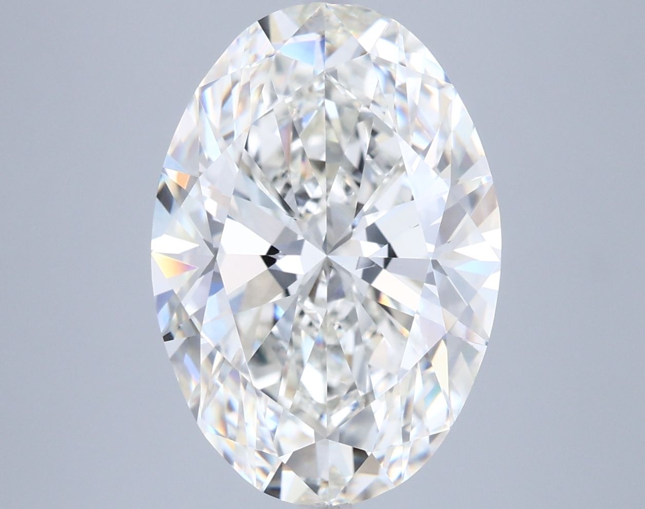 6.07 ct. oval Lab Grown Diamond front image