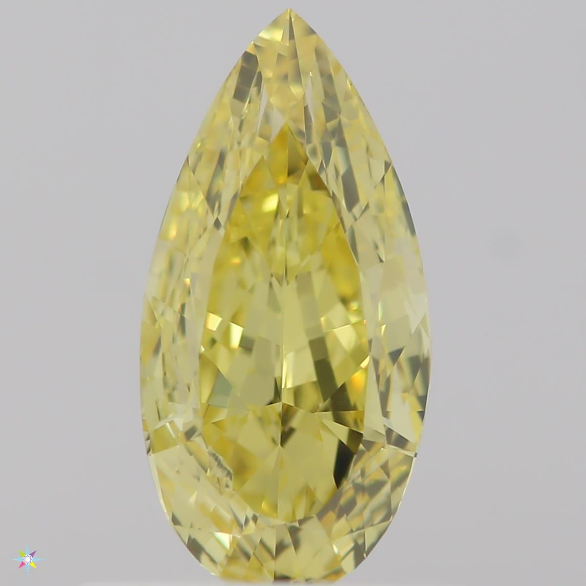 Diament 0.5 ct Fancy Intense Yellow/VS2