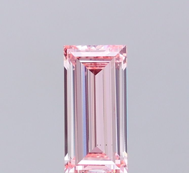 1.5 CT Fancy Intense Pink BAGUETTE