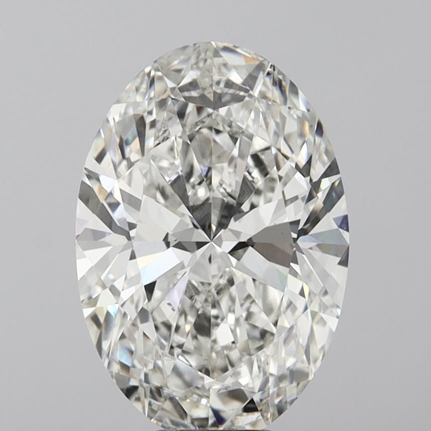 8.07 ct. oval Lab Grown Diamond front image