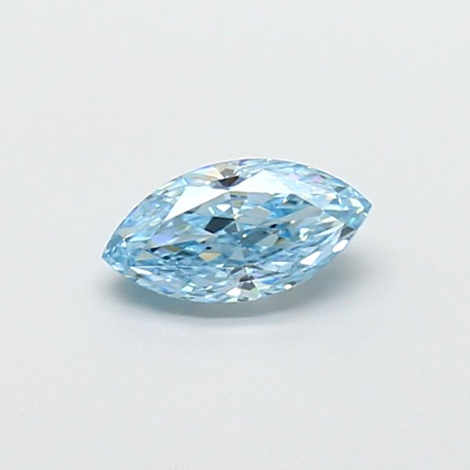 1.05 CT Fancy Vivid Blue MARQUISE