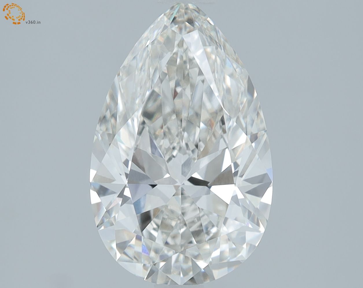 1.72 ct. pear Lab Grown Diamond front image