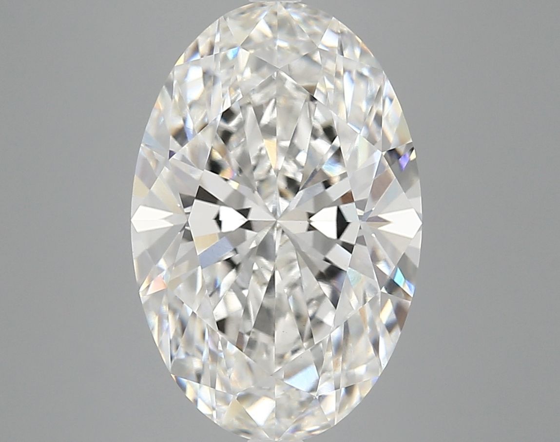 6.07 ct. oval Lab Grown Diamond front image