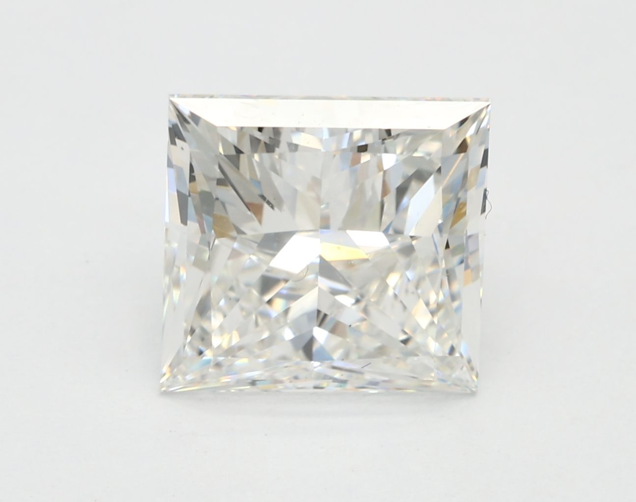 3.41 ct. princess Lab Grown Diamond front image