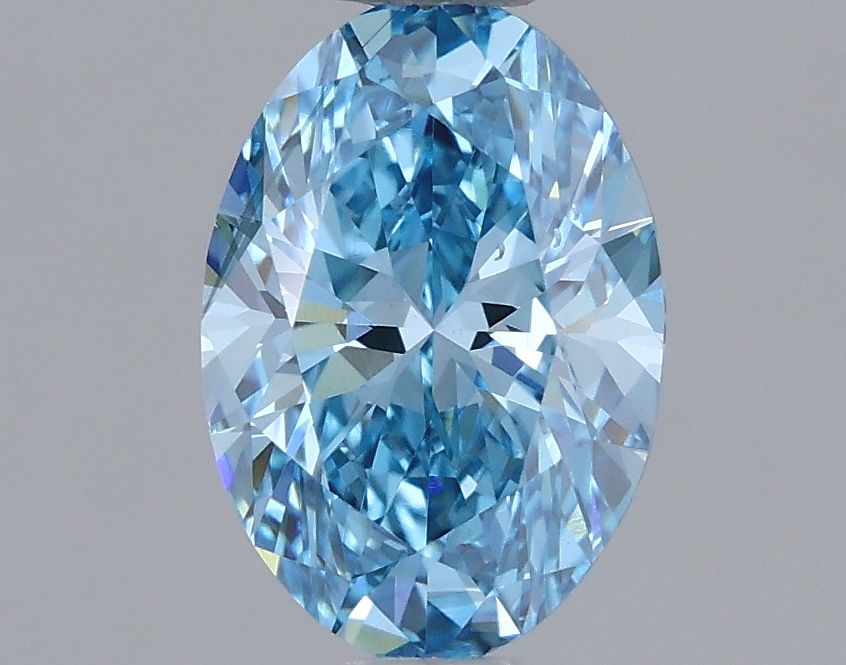 1.0 CT Fancy Vivid Blue OVAL