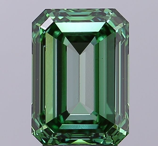 3.41 ct. emerald Lab Grown Diamond front image