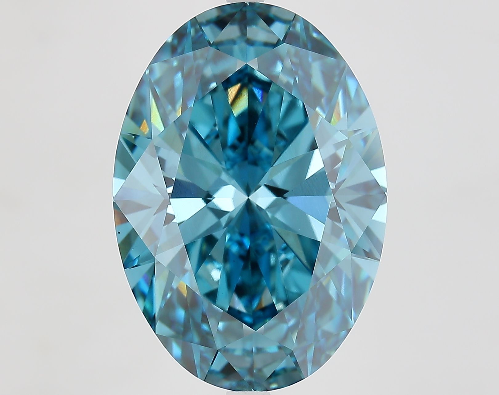 12.33 ct. oval Lab Grown Diamond front image