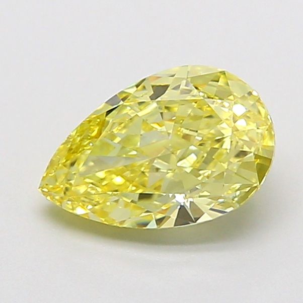 1.0 CT Fancy Intense Yellow PEAR