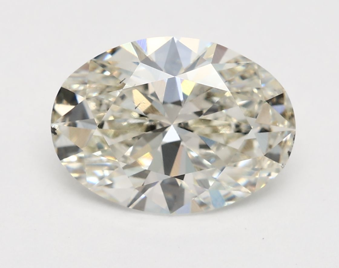 2.10 ct. oval Lab Grown Diamond front image