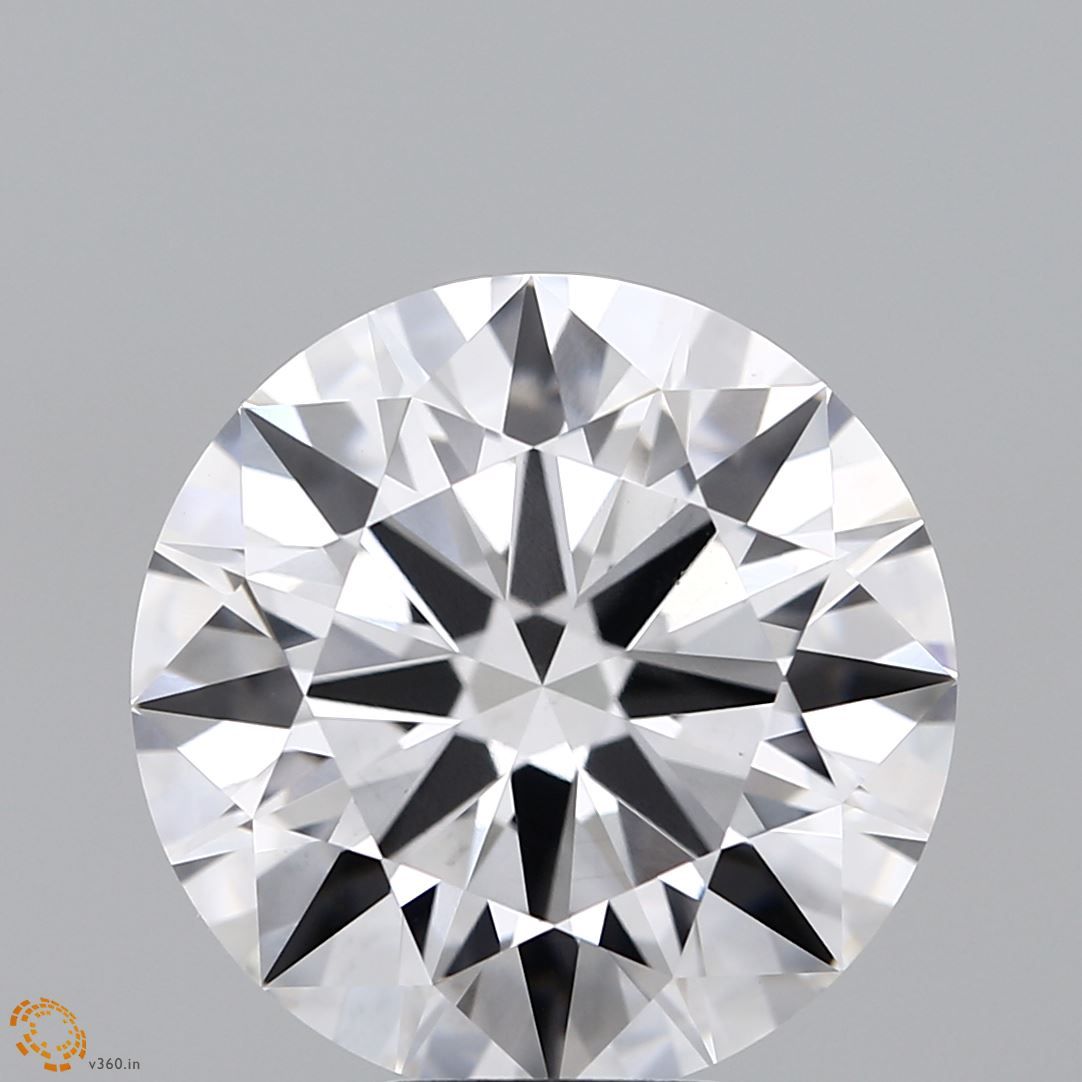7.03 ct. round Lab Grown Diamond front image