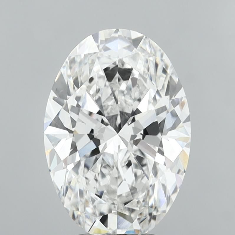 4.06 ct. oval Lab Grown Diamond front image