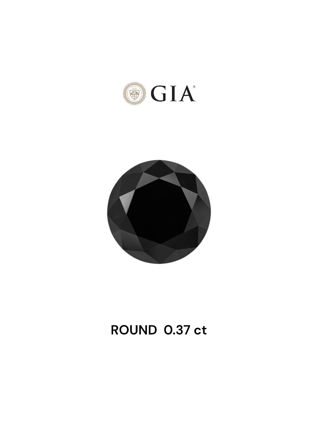 0.37 ct Round diamond