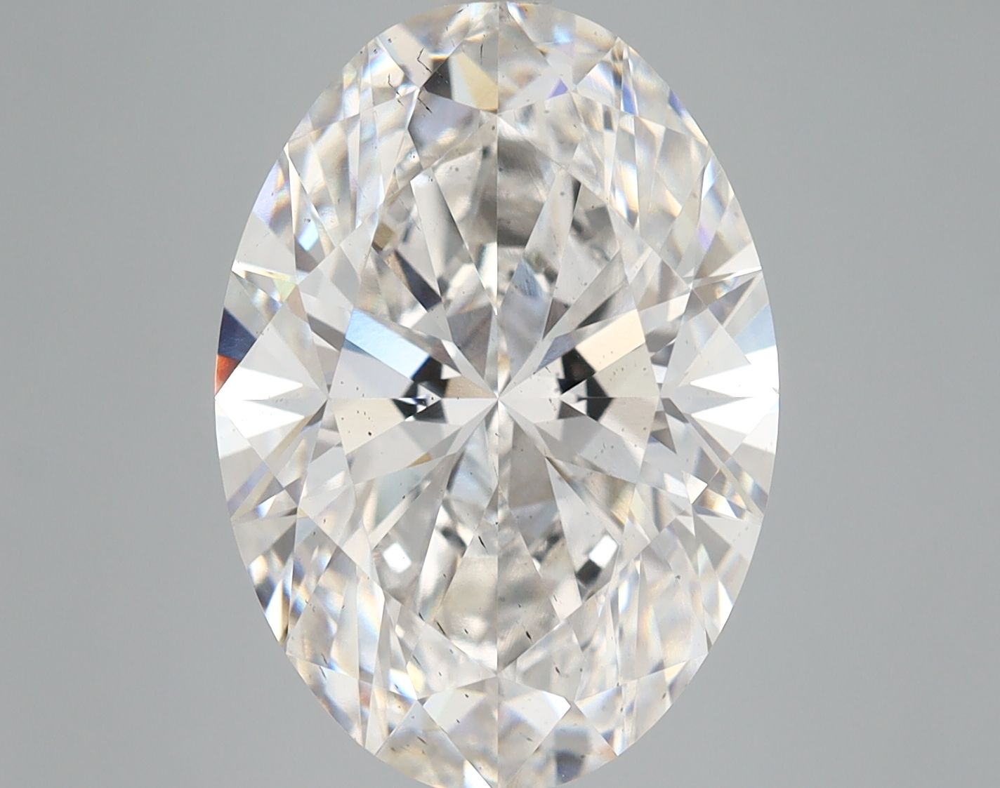 7.13 ct. oval Lab Grown Diamond front image