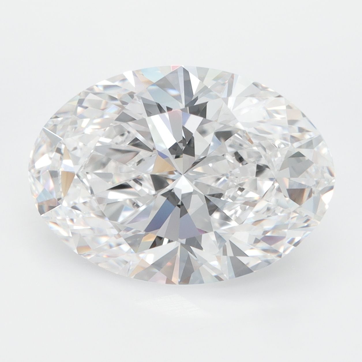 4.10 ct. oval Lab Grown Diamond front image